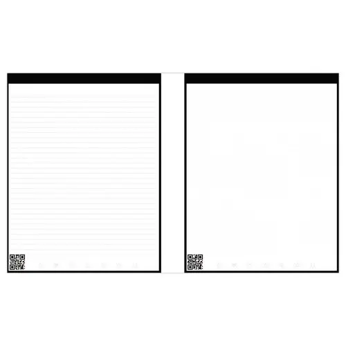 Bloc-notes connecté et réutilisable - A4 - 32 pages - Noir - ROCKETBOOK photo du produit