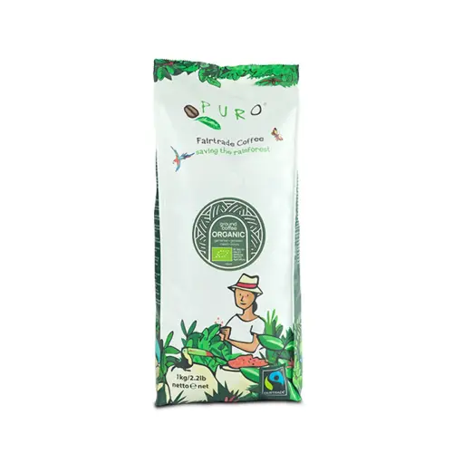 Café moulu Fairtrade - Bio - 1kg - Puro photo du produit