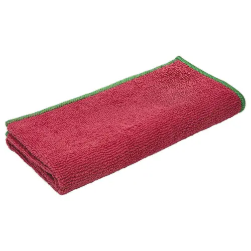 Lavette en microfibre - 40 x 40 cm - Rouge - Greenspeed photo du produit