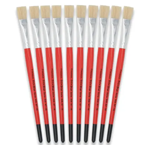 Pinceau soie pour peinture acrylique et huile - N°16 photo du produit