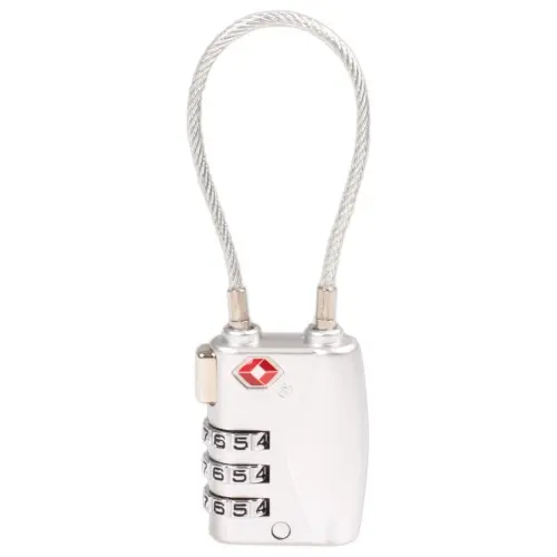 Cadenas à combinaison TSA Anse souple PAVO photo du produit