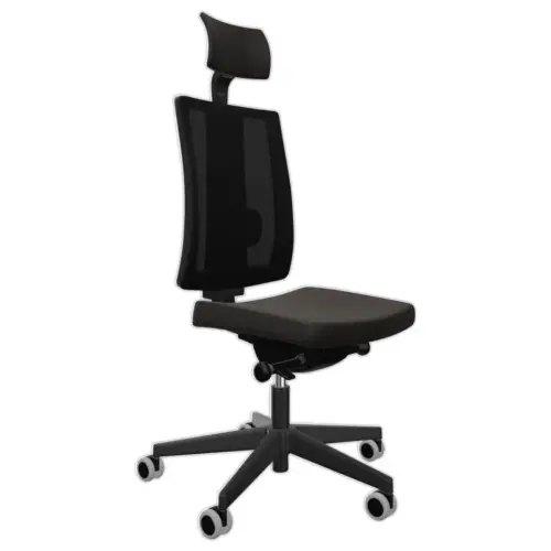 Si&egrave;ge NAVIGO synchrone ergo - Tissu noir - T&ecirc;ti&egrave;re photo du produit