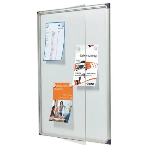 Vitrine d'int&eacute;rieur extra plate magn&eacute;tique - 9 x A4 - NOBO photo du produit
