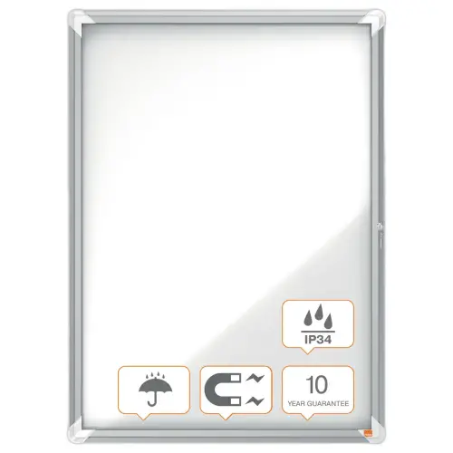 Vitrine d'ext&eacute;rieur magn&eacute;tique Premium Plus  - 9 x A4 - NOBO photo du produit