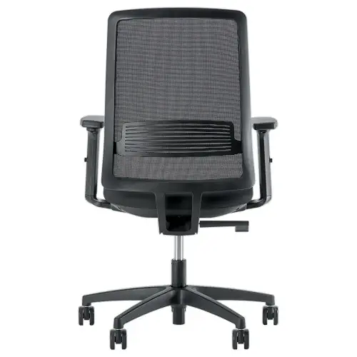 Siège OPERA accotoirs 3D noir monté photo du produit