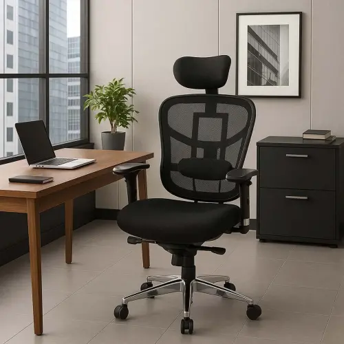 Si&egrave;ge STAR SEAT synchrone - Avec t&ecirc;ti&egrave;re - Noir photo du produit