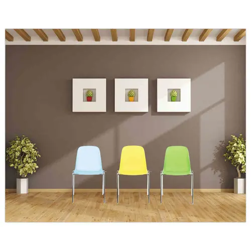 Chaise Charlotte translucide bleu photo du produit