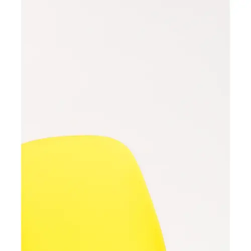 Chaise Charlotte translucide jaune photo du produit