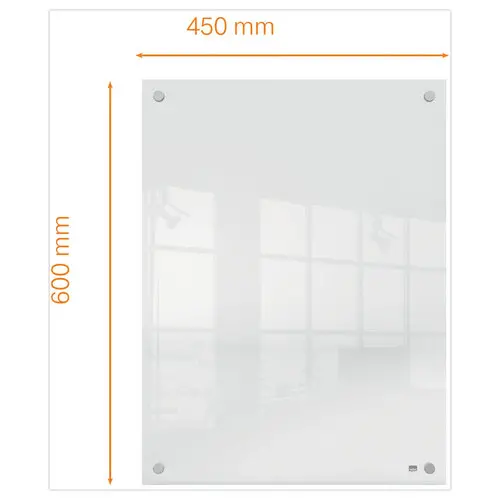 Tableau blanc en acrylique transparent - 60 x 45 cm - NOBO photo du produit