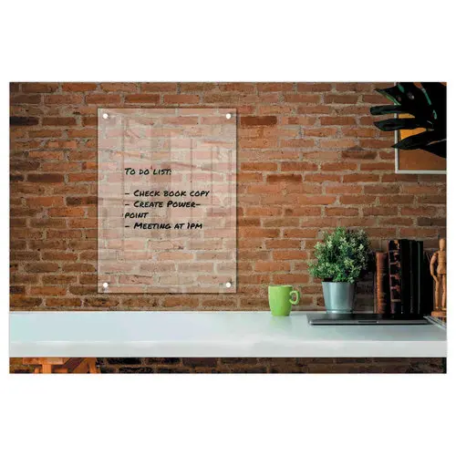 Tableau blanc en acrylique transparent - 60 x 45 cm - NOBO photo du produit