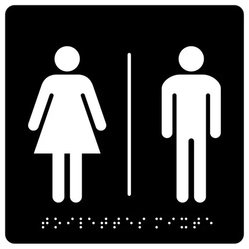 Plaque de signalisation - Toilettes - PAVO photo du produit