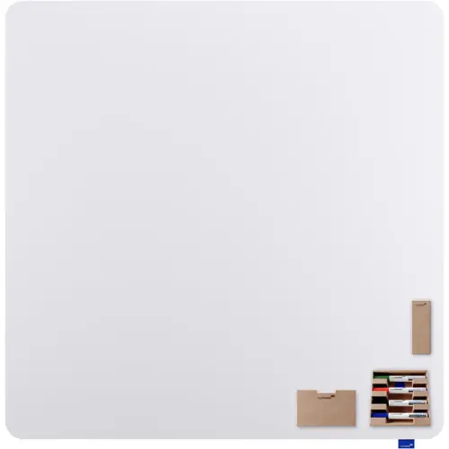 Tableau blanc sans cadre ESSENCE - Surface émaillée - 119,5 x 119,5 cm - Legamaster photo du produit
