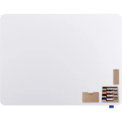 Tableau blanc sans cadre ESSENCE - Surface &eacute;maill&eacute;e - 119,5 x 119,5 cm - Legamaster photo du produit