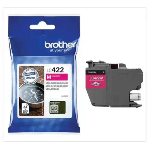 Cartouche jet d'encre LC422M - Magenta - Brother photo du produit