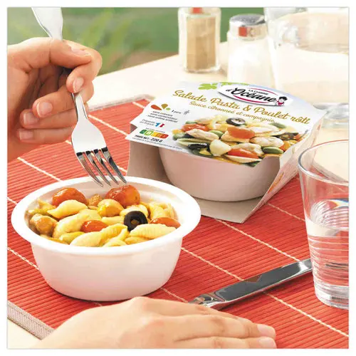 Salade - P&acirc;tes, poulet & zeste de citron - 220g - LA CUISINE D'OCEANE photo du produit