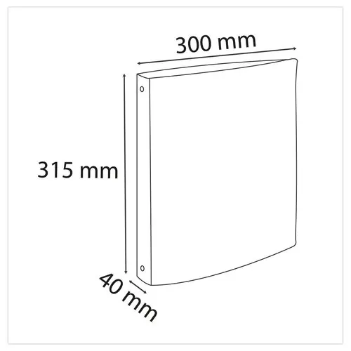 Classeur A4 4 anneaux - 2,5 cm - Aquarel - assortis - EXACOMPTA photo du produit