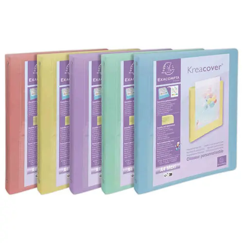 Classeur personnalisable Kreacover - Dos 4 cm - EXACOMPTA photo du produit