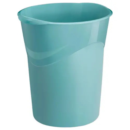 Corbeille à papier Pro Happy - 14L - Vert d'eau - CEP photo du produit