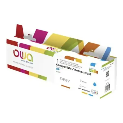 Cartouche d'encre cyan &eacute;quiv. HP L0R13A - K20791OW OWA photo du produit