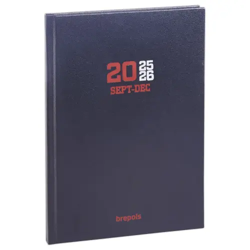 Agenda semainier Brepols KASHMIR - 15x21 cm - Bleu photo du produit