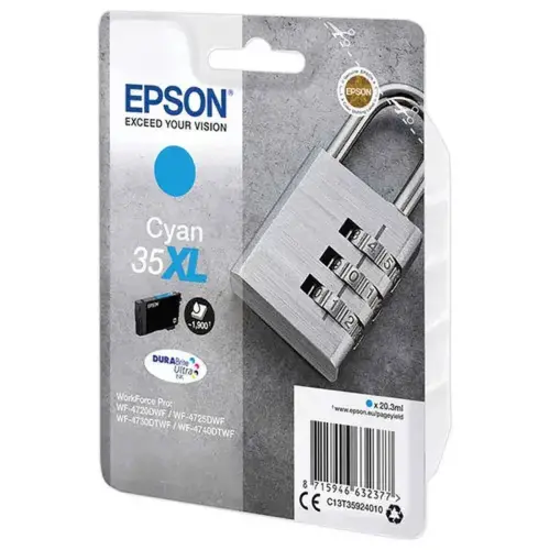 Cartouche Jet d'encre Epson 35XL cyan photo du produit