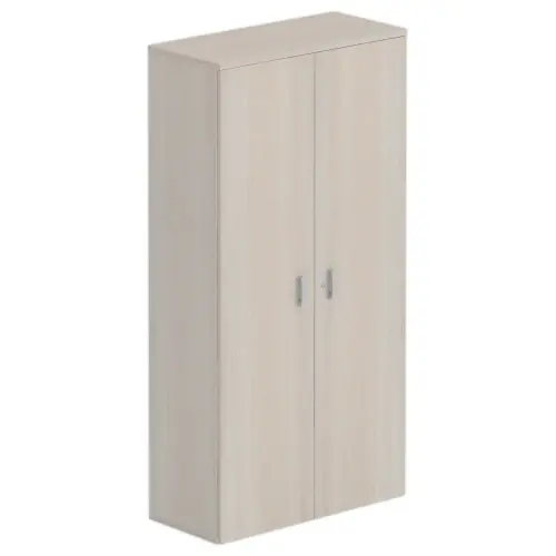 Armoire haute mélamine 2 portes 197x100x42cm acacia photo du produit