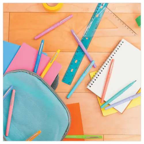 6 Feutres Flair pastel- Ecriture moyenne - PAPERMATE photo du produit