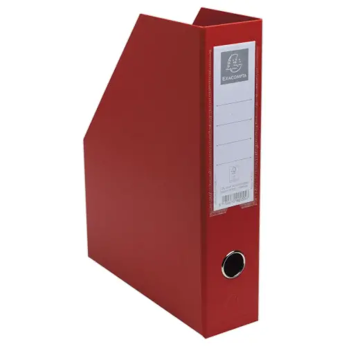 Porte-revues pliable Exacompta en polypro-Dos 7 cm- rouge photo du produit