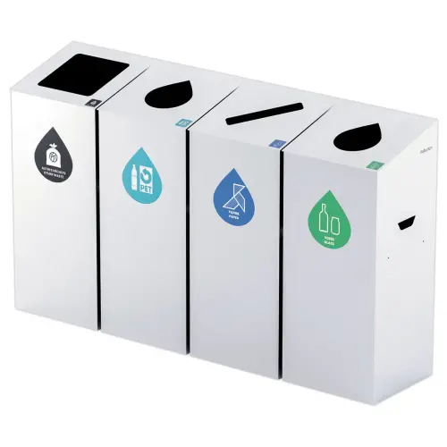 Poubelle de tri en aluminium - NATUREN photo du produit