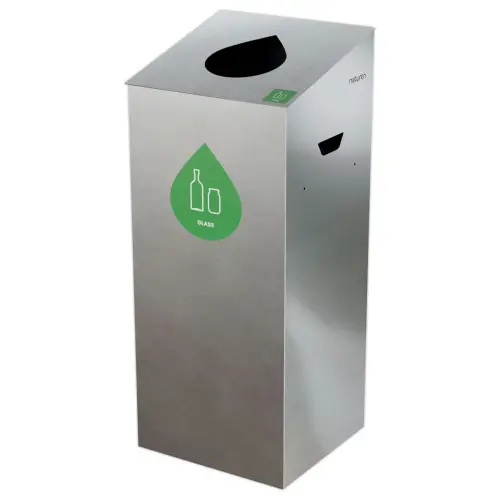 Poubelle de tri en aluminium - NATUREN photo du produit