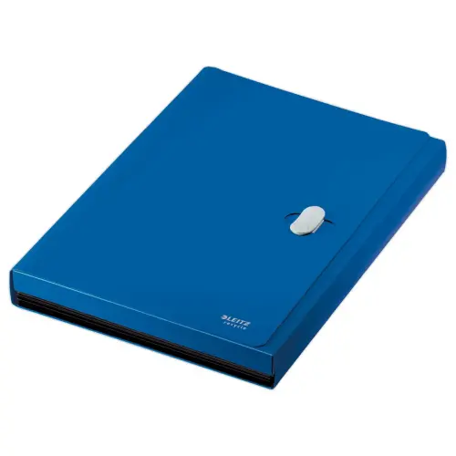 Trieur extensible en PP recyclé - 6 compartiments - bleu - LEITZ photo du produit