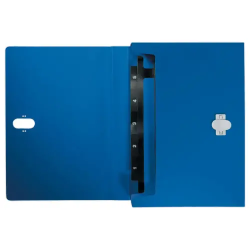 Trieur extensible en PP recyclé - 6 compartiments - bleu - LEITZ photo du produit