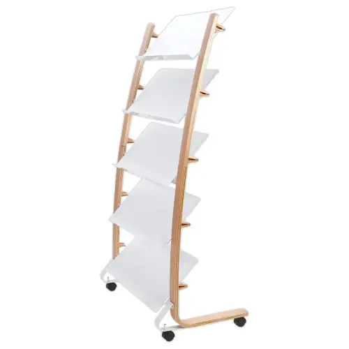 Pr&eacute;sentoir de sol mobile 15 compartiments photo du produit