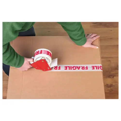 Adhésif imprimé "Fragile" en polypropylène - 66 m x 50 mm photo du produit