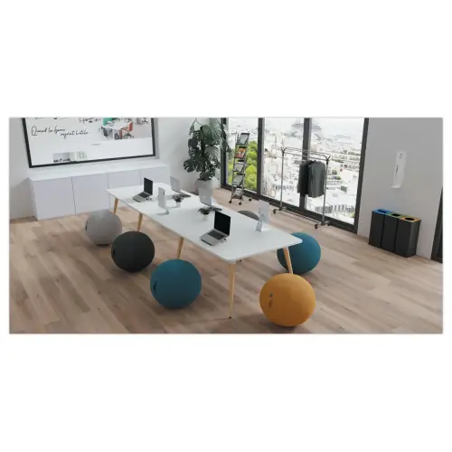 Poubelle de tri jaune photo du produit