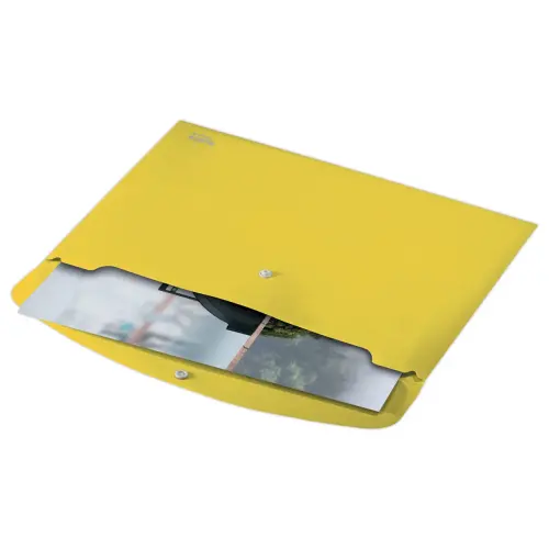 Pochette pression Leitz PP recyclé A4 - Jaune photo du produit