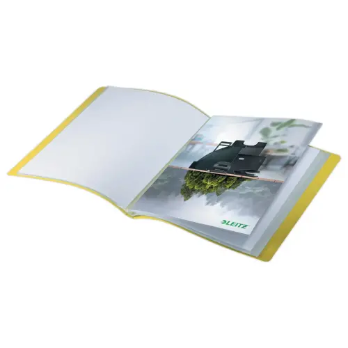 Protège-documents - A4 - 40 pochettes - Jaune - Leitz photo du produit