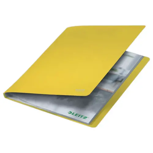 Protège-documents - A4 - 40 pochettes - Jaune - Leitz photo du produit