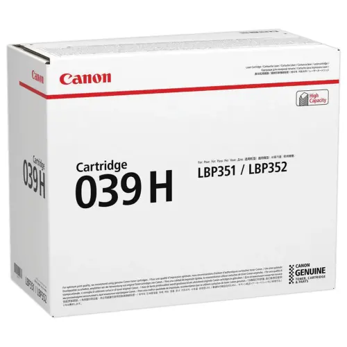 Toner Canon CRG039H noir photo du produit