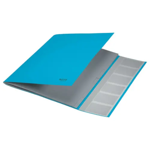 Trieur avec élastiques LEITZ 6 touches- 100% recyclé - Bleu photo du produit