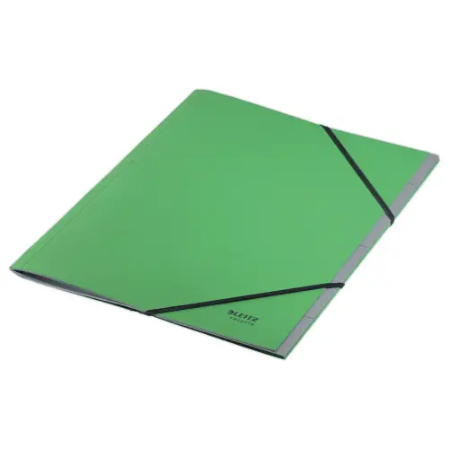 Trieur avec élastiques - 6 touches- 100% recyclé - vert - Leitz photo du produit