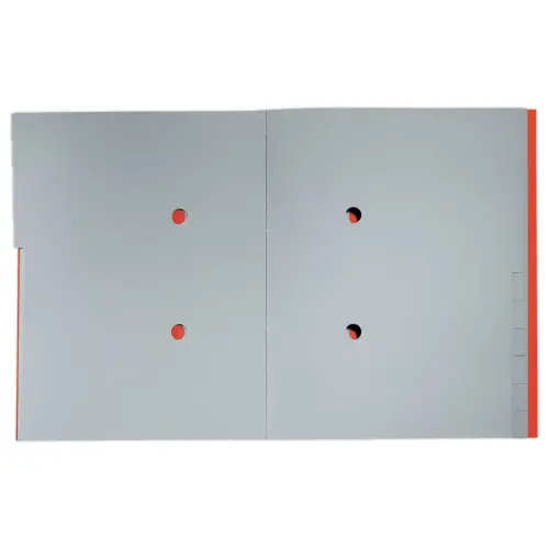 Trieur avec élastiques Leitz 12 touches - 100% recyclé - Rouge photo du produit