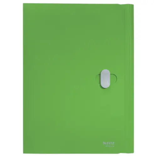 Chemise 3 rabats - A4 - PP recycl&eacute; - Vert - Leitz photo du produit