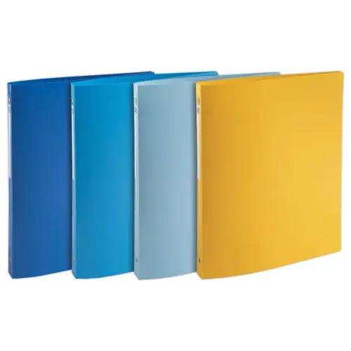 4 Classeurs 4 anneaux 1.5cm PP recyclé BeeBlue - Assortis - Exacompta photo du produit