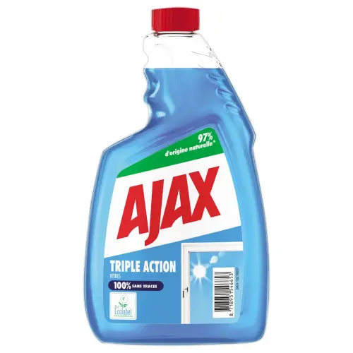 Recharge pour spray vitres et surfaces triple action – 750 ml – Ajax photo du produit