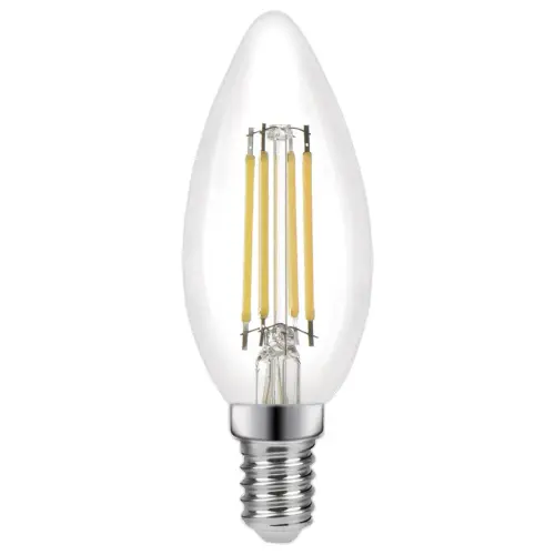 Ampoule Omni filament LED flamme  E14 4,2W 470LM 4000K claire photo du produit
