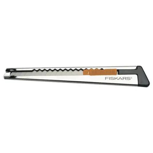 Cutter FISKARS Métal Professionnel Plat 9mm- coloris métal photo du produit