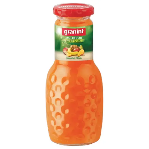 12 Bouteilles Jus multifruits &ndash; 25 cl &ndash; GRANINI photo du produit