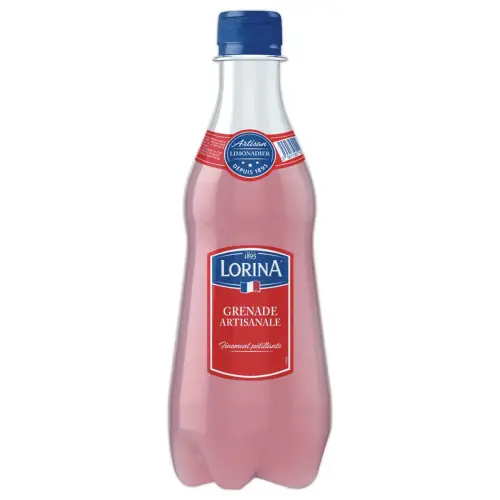 12 Bouteilles de limonade grenade Lorina 42cl photo du produit