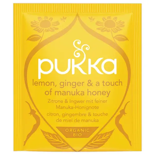 20 Sachets d'infusions Pukka citron gingembre miel photo du produit